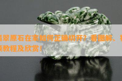 翡翠原石在家如何正确切开？看图解、视频教程及欣赏！