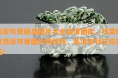 翡翠可爱精品图片大全高清图库，欣赏精美翡翠可爱图片和挂件，高清素材任你挑选！