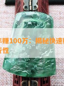 玩玉石年赚100万：揭秘快速赚钱的方法与可行性