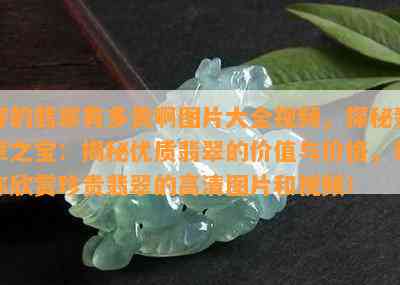 好的翡翠有多贵啊图片大全视频，探秘翡翠之宝：揭秘优质翡翠的价值与价格，带你欣赏珍贵翡翠的高清图片和视频！