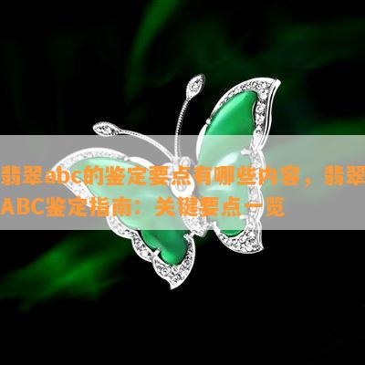 翡翠abc的鉴定要点有哪些内容，翡翠ABC鉴定指南：关键要点一览