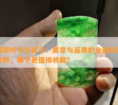 翡翠叶子与豆子：寓意与品质的全面对比分析，哪个更值得收藏？