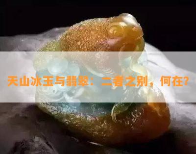 天山冰玉与翡翠：二者之别，何在？