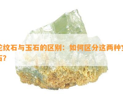 蛇纹石与玉石的区别：如何区分这两种宝石？