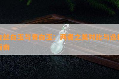 金丝白玉与青白玉：两者之美对比与选择指南