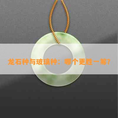 龙石种与玻璃种：哪个更胜一筹？