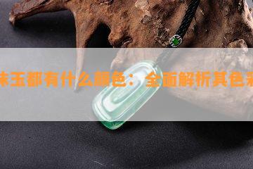 水沫玉都有什么颜色：全面解析其色彩世界