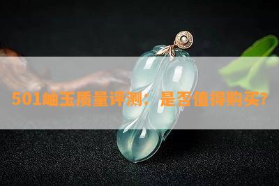 501岫玉质量评测：是否值得购买？