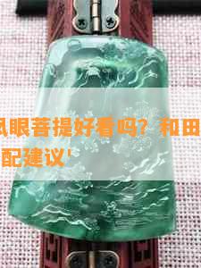 '翡翠配凤眼菩提好看吗？和田玉与凤眼菩提的搭配建议'