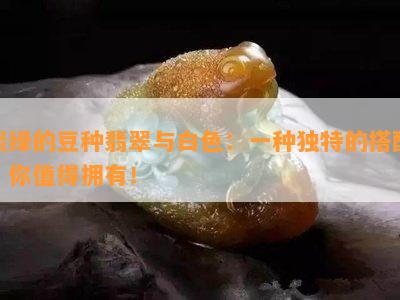 淡绿的豆种翡翠与白色：一种独特的搭配，你值得拥有！