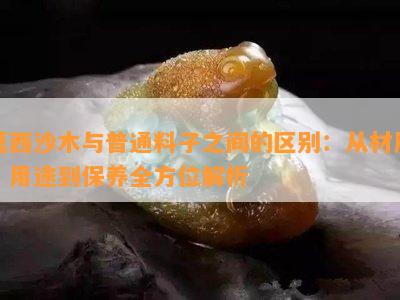 莫西沙木与普通料子之间的区别：从材质、用途到保养全方位解析