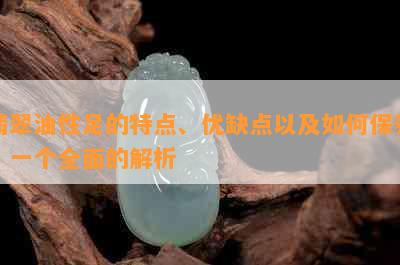 翡翠油性足的特点、优缺点以及如何保养：一个全面的解析