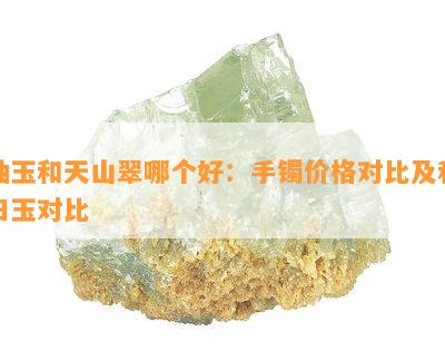 岫玉和天山翠哪个好：手镯价格对比及和田玉对比