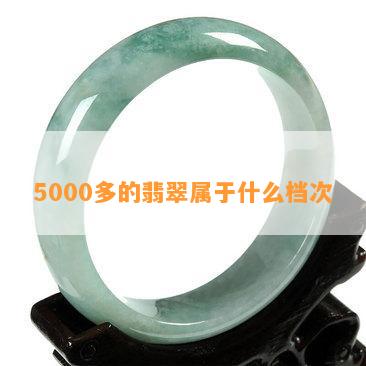 5000多的翡翠属于什么档次