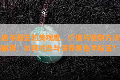 黑色羊脂玉的美观度、价值与鉴别方法全面解析：如何挑选与保养黑色羊脂玉？